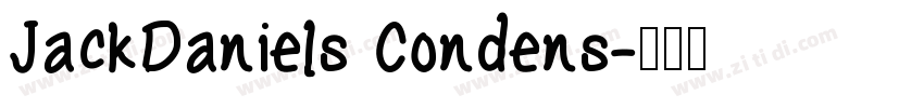 JackDaniels Condens字体转换